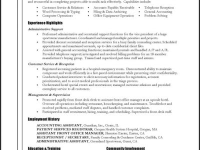 Administrative Assistant Resume